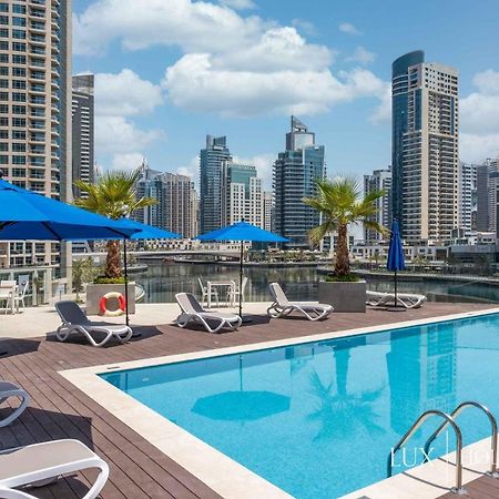 Lux - Contemporary Suite With Full Marina View Dubai Luaran gambar