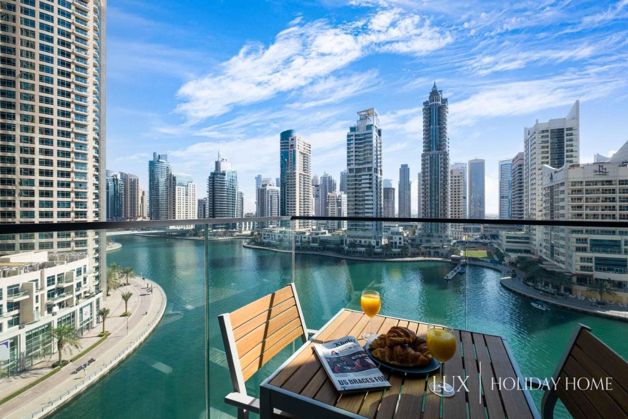 Lux - Contemporary Suite With Full Marina View Dubai Luaran gambar