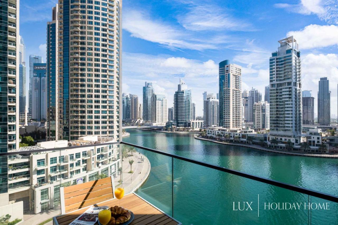 Lux - Contemporary Suite With Full Marina View Dubai Luaran gambar