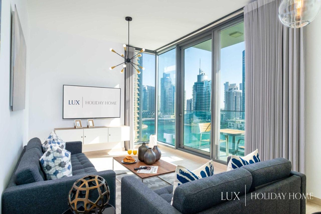 Lux - Contemporary Suite With Full Marina View Dubai Luaran gambar