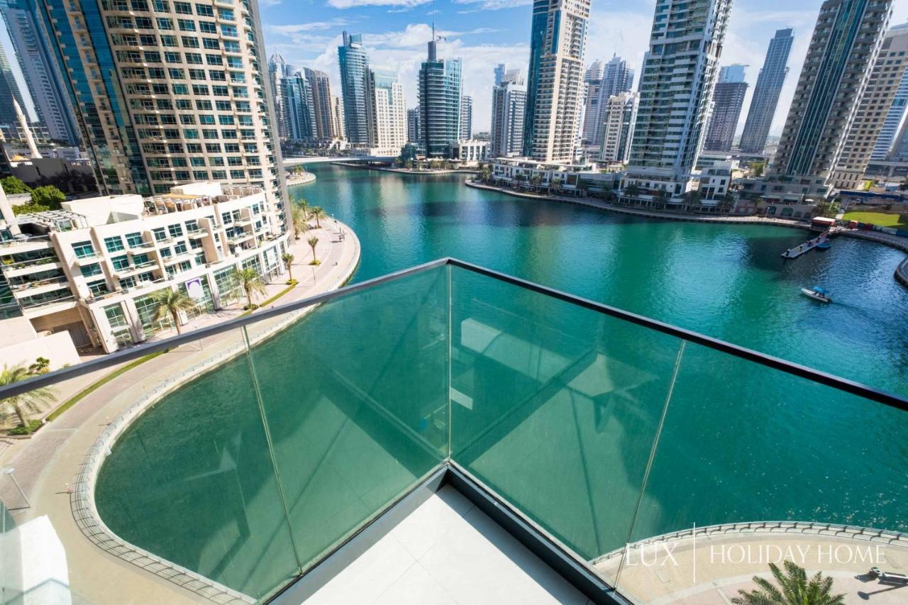 Lux - Contemporary Suite With Full Marina View Dubai Luaran gambar