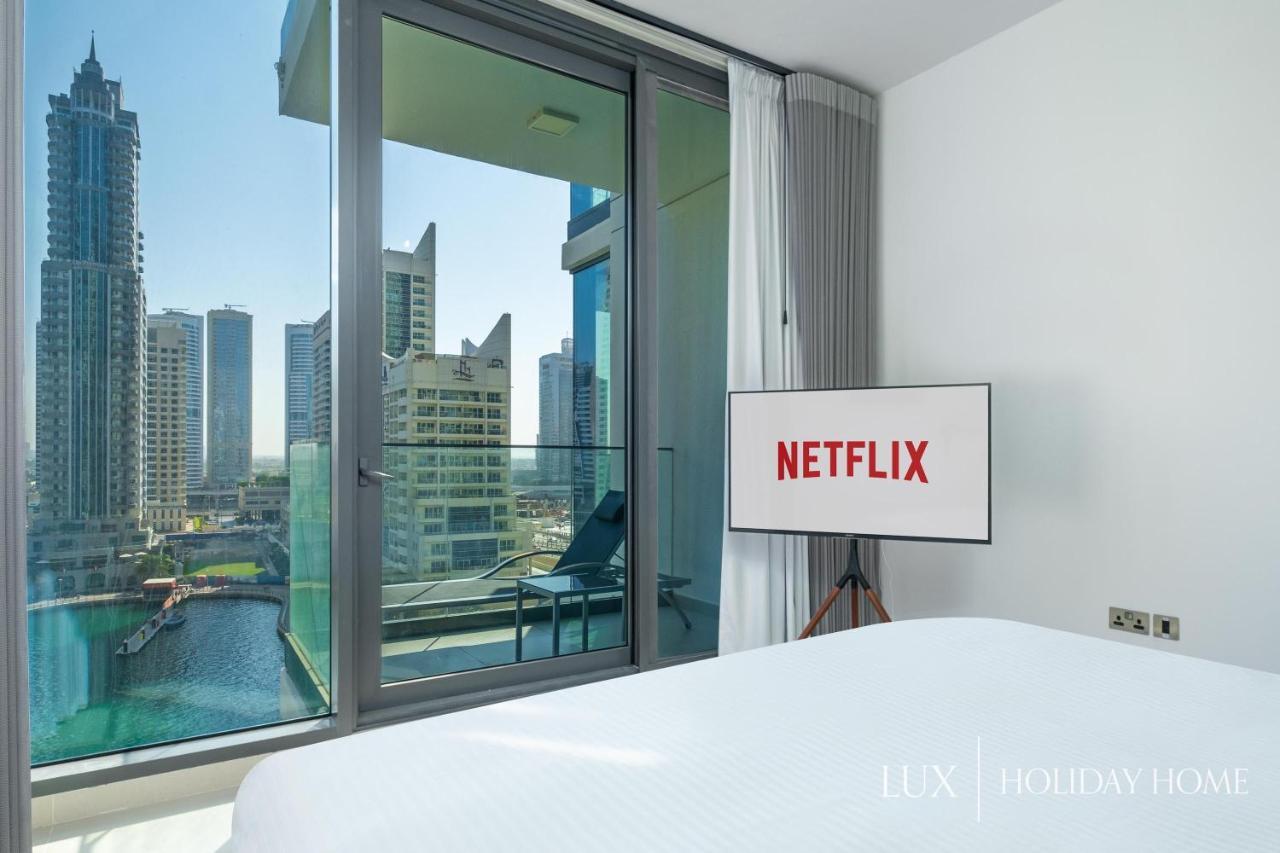 Lux - Contemporary Suite With Full Marina View Dubai Luaran gambar