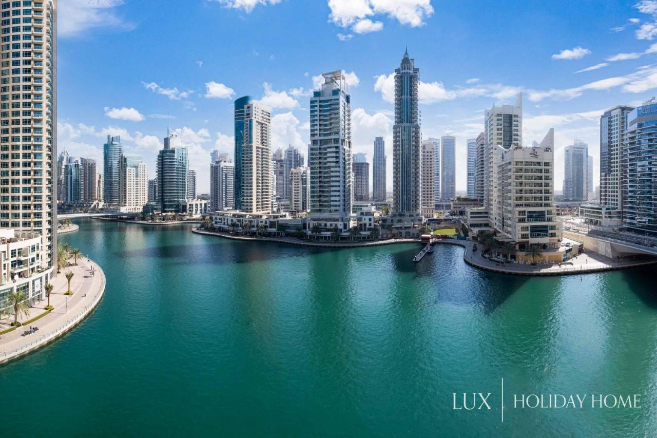 Lux - Contemporary Suite With Full Marina View Dubai Luaran gambar