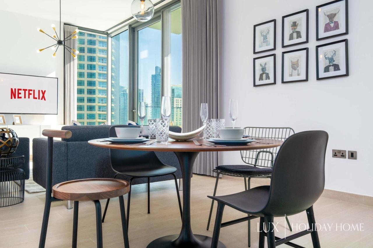 Lux - Contemporary Suite With Full Marina View Dubai Luaran gambar