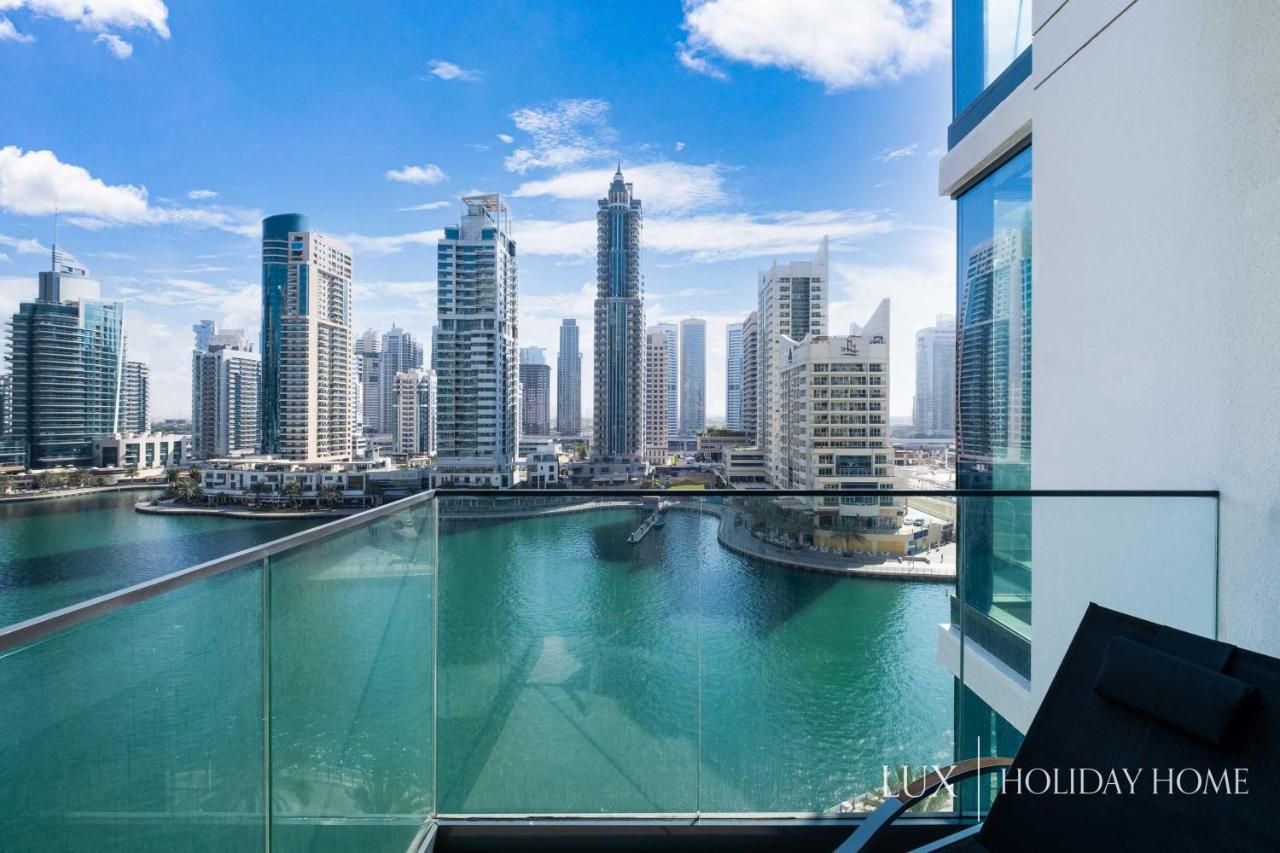 Lux - Contemporary Suite With Full Marina View Dubai Luaran gambar